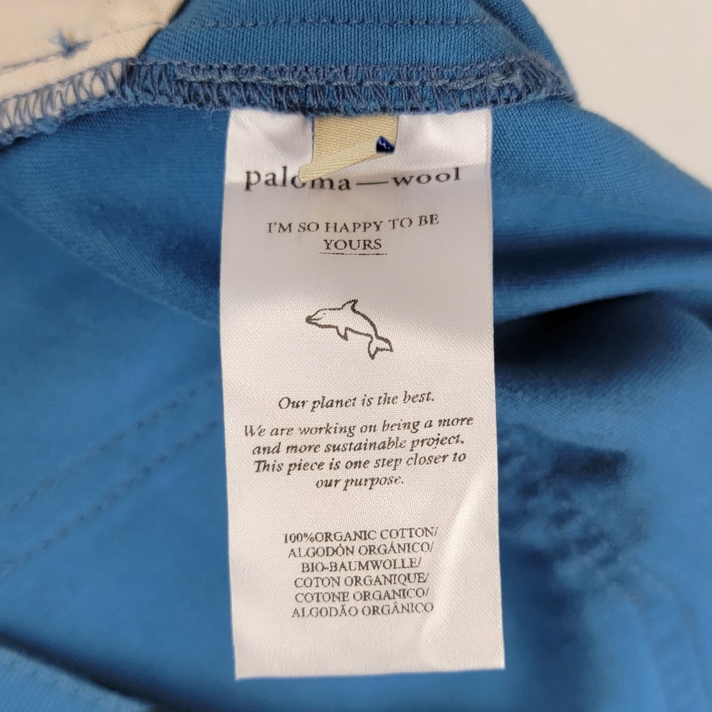 Paloma Wool Kelly Pants Swirls Black and Blue 36/4 - Picture 10 of 13